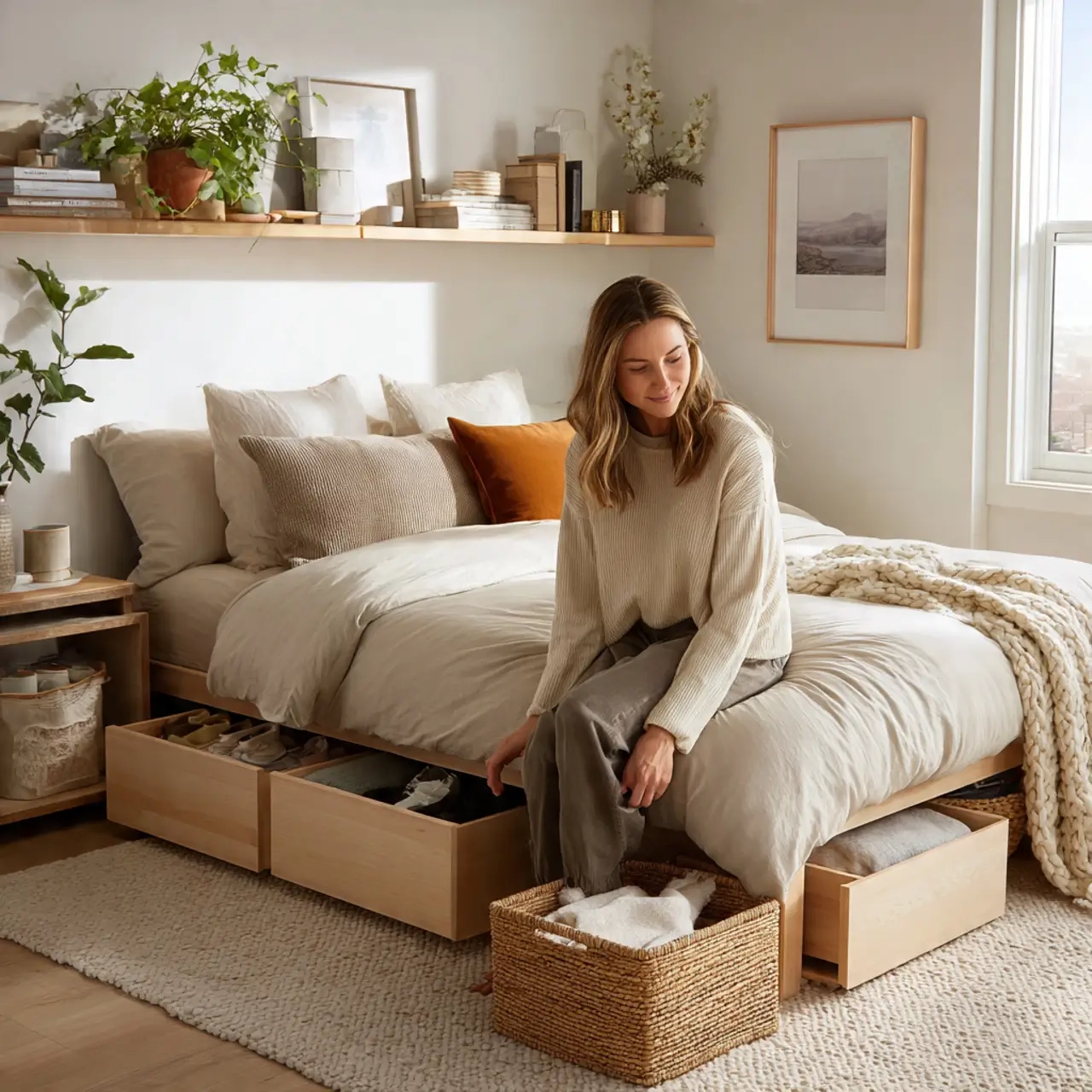 a_bright_modern_small_bedroom_featuring_smart