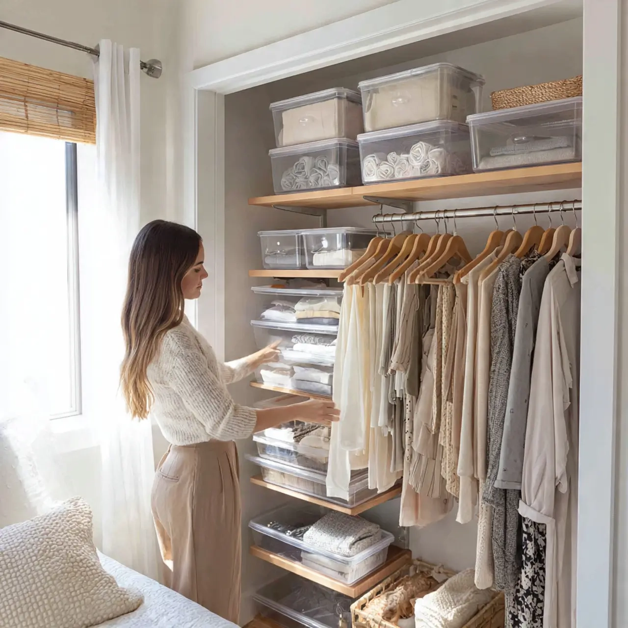 a_bright_organized_small_bedroom_closet_featuring