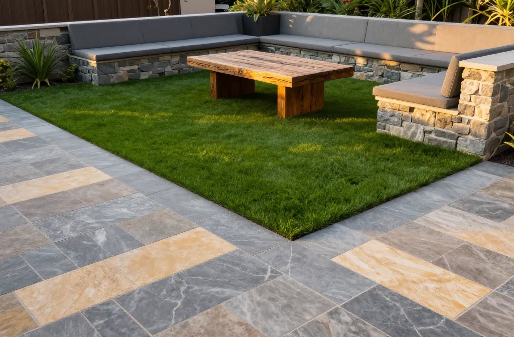 20 Creative Turf and Pavers Backyard Designs to Transform Your Outdoor Space: Thrive Outdoors