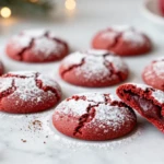 Red Velvet Crinkle Cookies Festive and Soft ❤️ Unwrapped