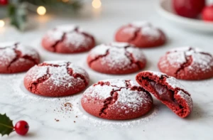 Red Velvet Crinkle Cookies Festive and Soft ❤️ Unwrapped