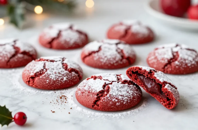 Red Velvet Crinkle Cookies Festive and Soft ❤️ Unwrapped