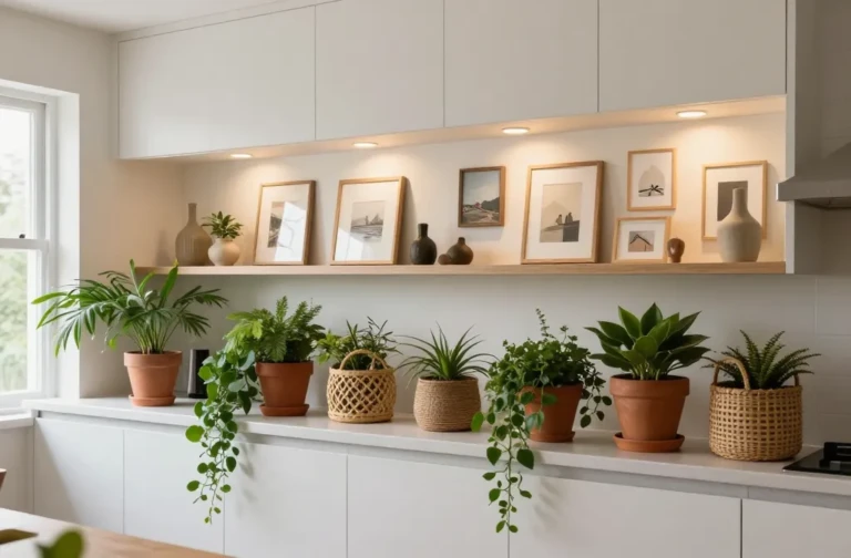 21 Space Above Kitchen Cabinets Ideas: Make That Empty Space Look Expensive Now