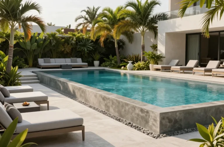 21 Backyard Oasis with Pool Ideas for a Resort-Style Feel: Luxe Vibes