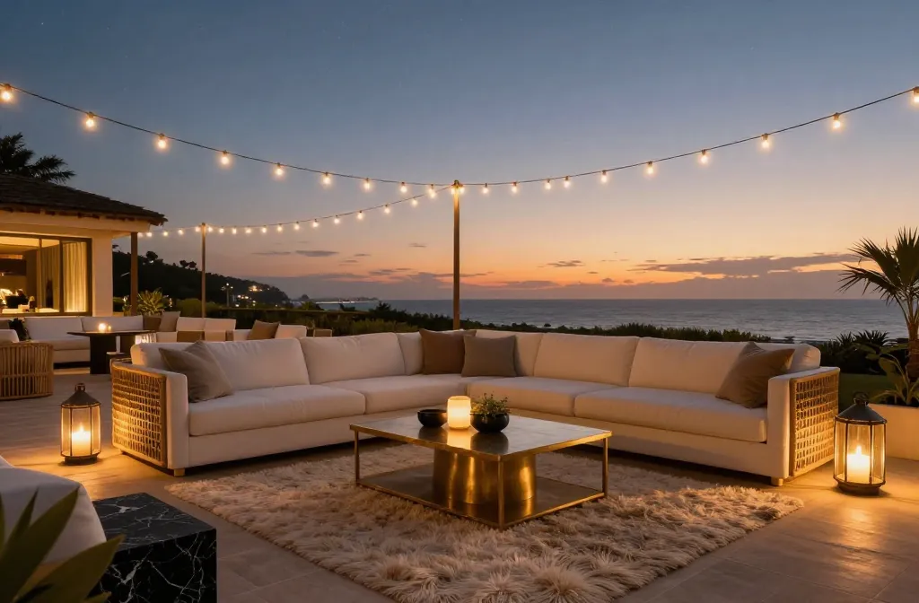 16 Large Deck Decorating Ideas That Make a Big Space Feel Luxurious: Luxe Outdoor Oasis