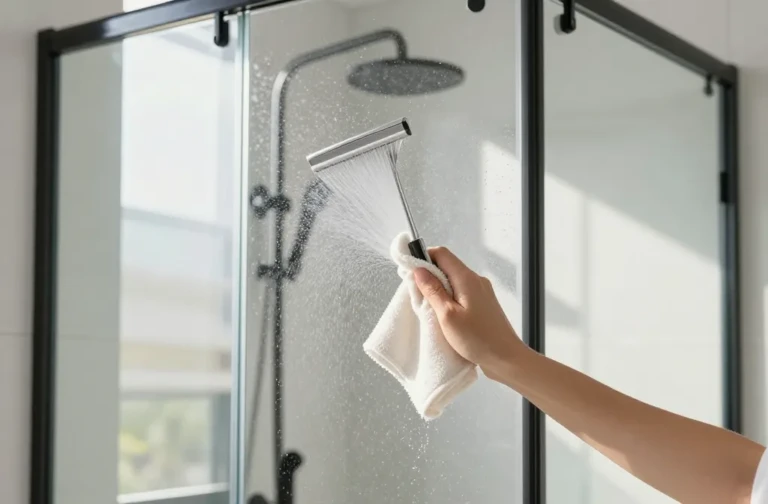 Clean Shower Glass Doors in Under 5 Minutes with This Simple Hack: Sparkling Quick