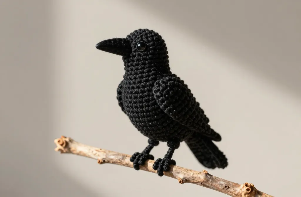 4 Free Crochet Raven Patterns for Bird Lovers That Delight