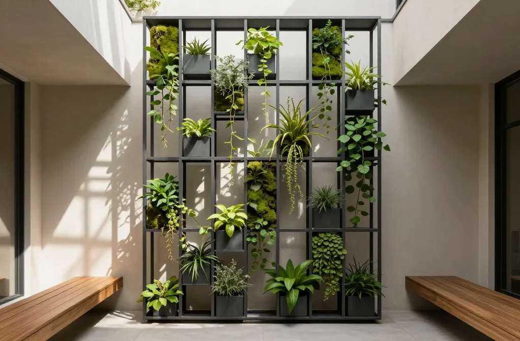 17 Trellis Privacy Ideas That Add Style & Natural Coverage: Stylish Green Screens