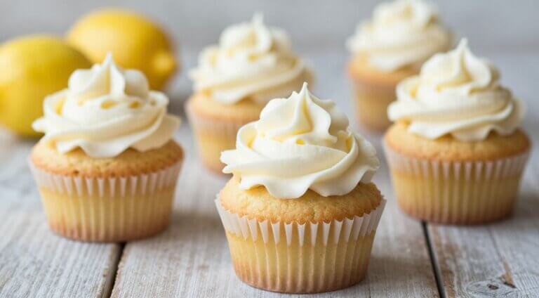 Gluten-Free Lemon Cupcakes with Dairy-Free Lemon Frosting