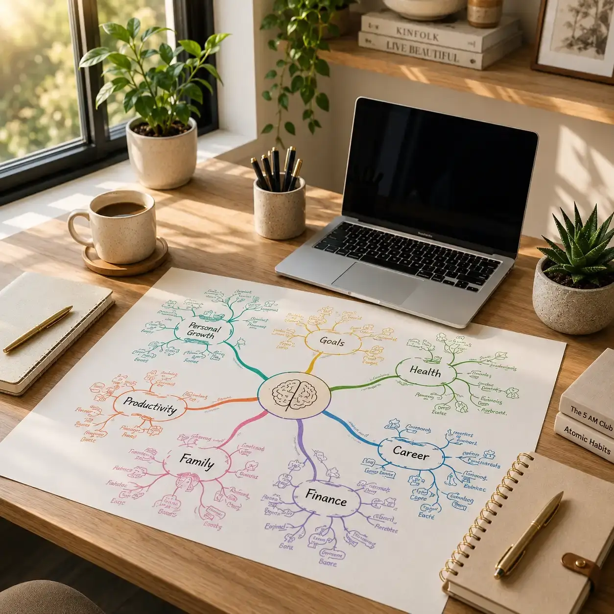 How to Use a Mind Map to Organize Your Life A Beginner's Step-by-Step Guide