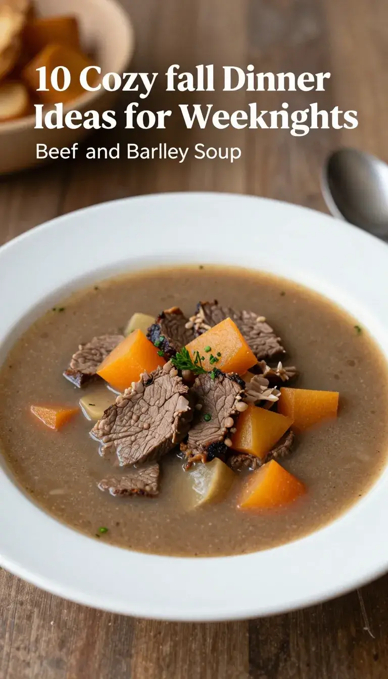 Beef and Barley Soup with Root Vegetables