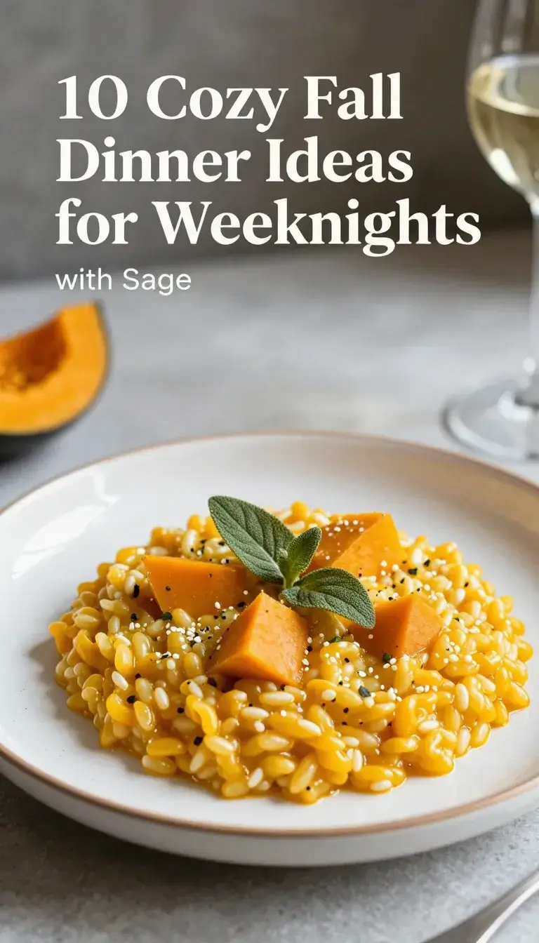Butternut Squash Risotto with Sage