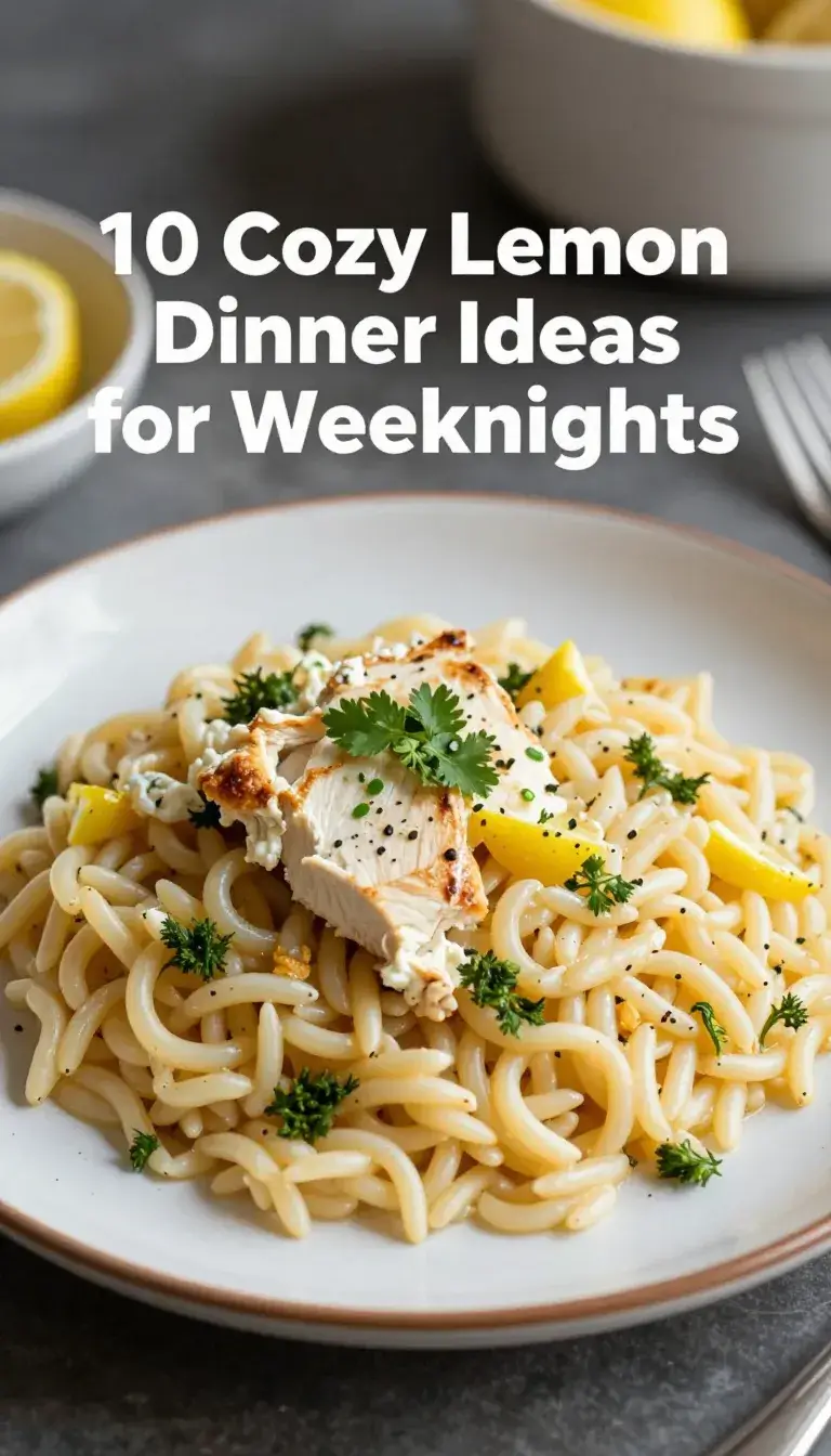 Cozy Lemon-Ricotta Chicken Orzo