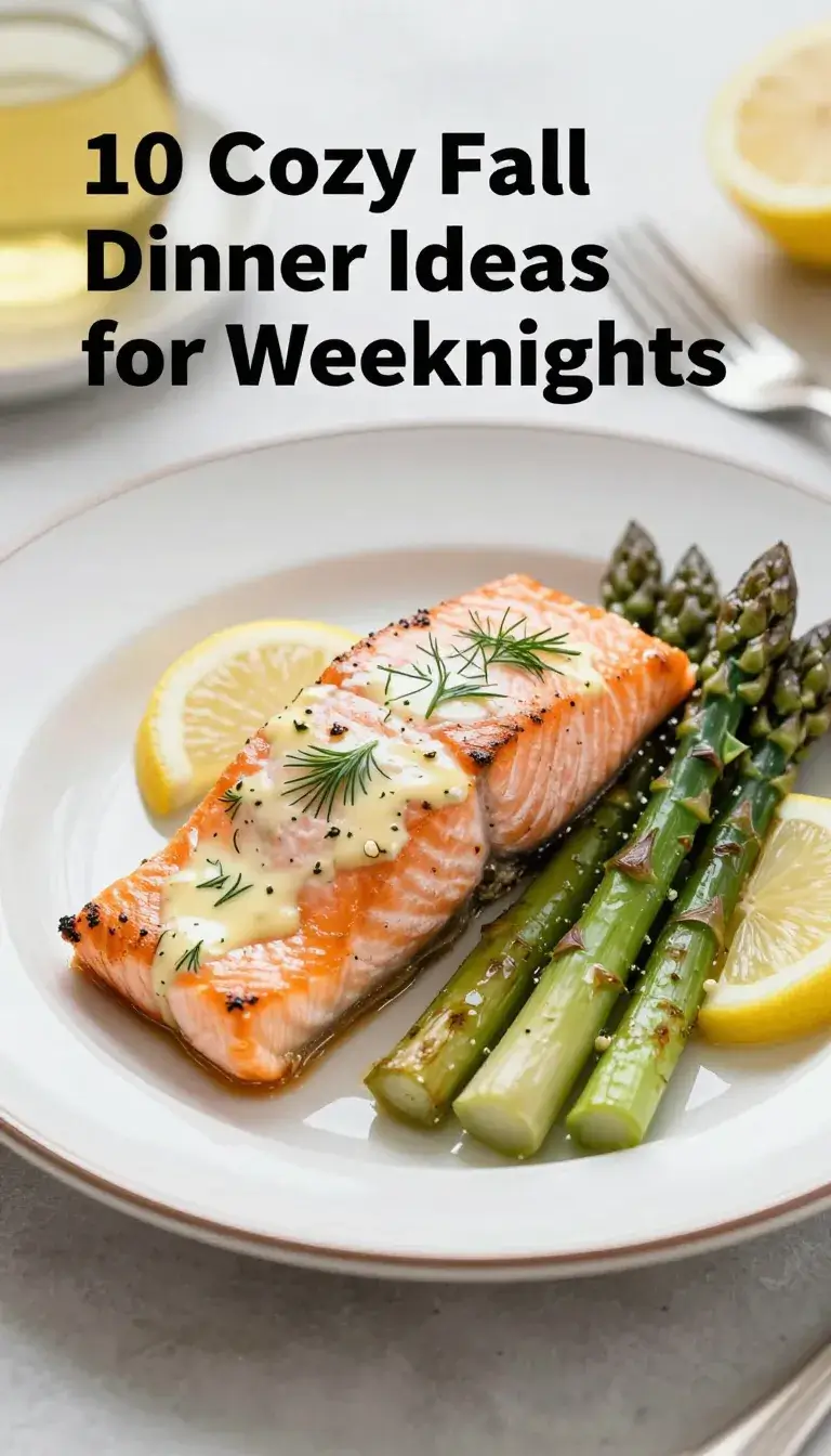 Salmon with Lemon-Dill Butter and Roasted Asparagus