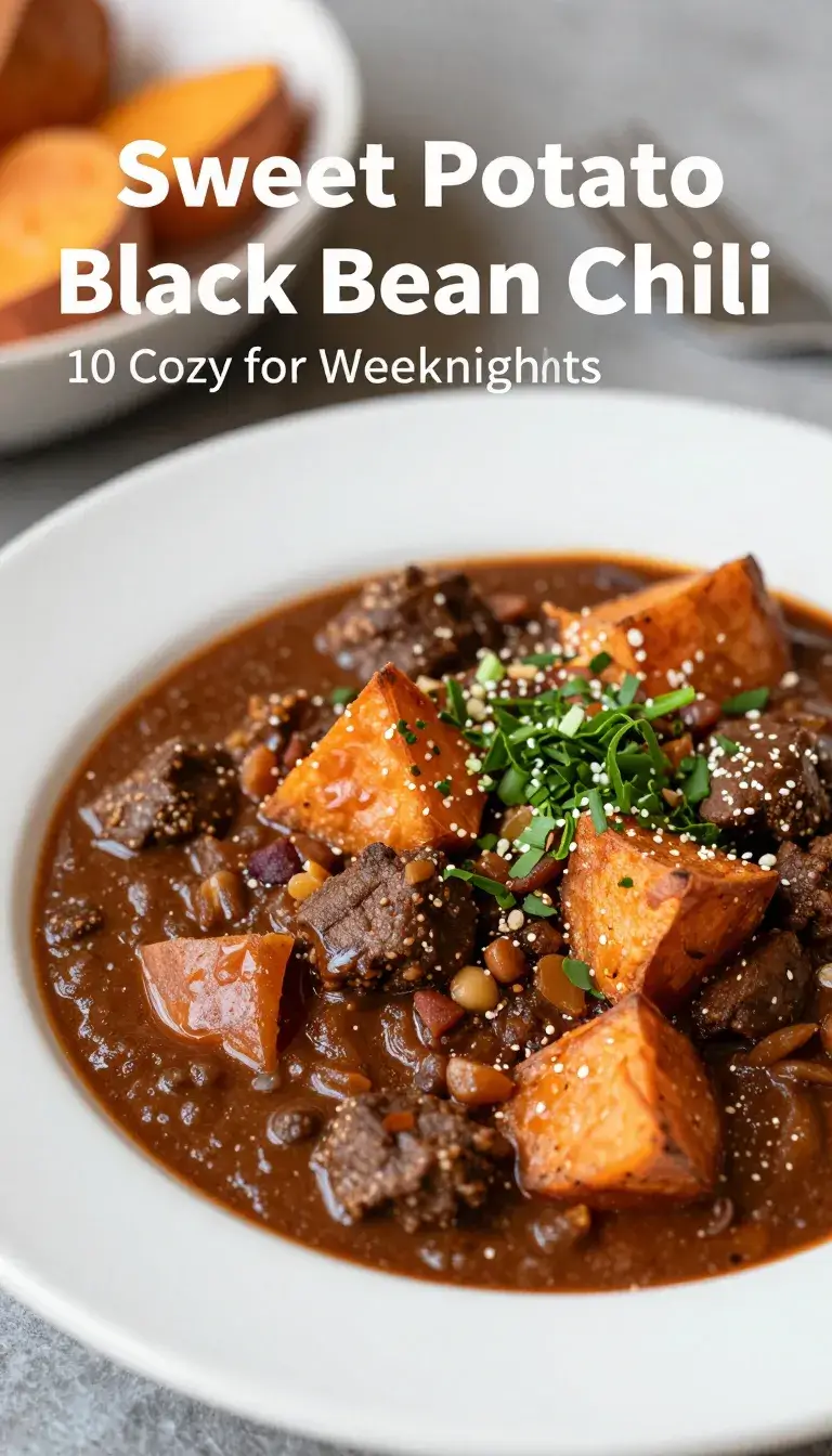 Sweet Potato Black Bean Chili