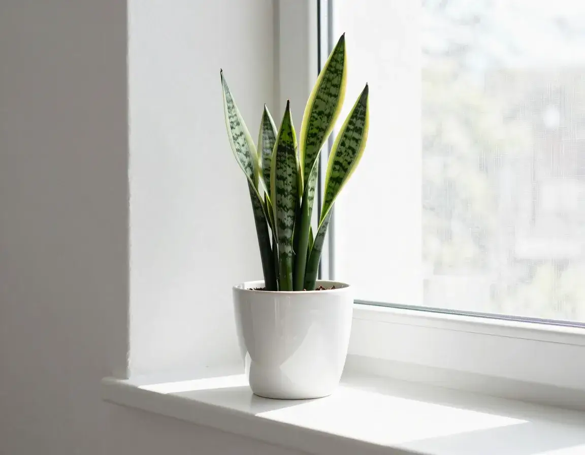 Opt for a Classic White Pot for Clean Lines