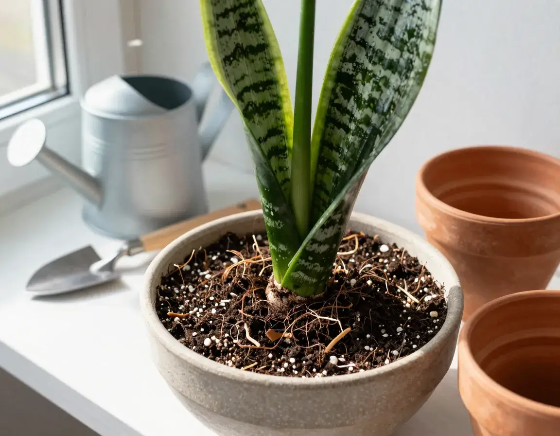 Repot with Fresh, Well-Draining Soil